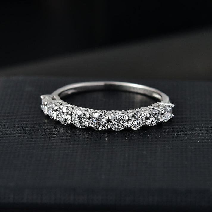 LUXURIANT 0.99 Ct. Lab Grown Diamond Ring in 9K White Gold SGL Certified (VS-E-F) 8105698 2