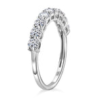 Luxuriant Diamond 9K White Gold SGL Certified Lab Grown Diamond (VS-E-F) Ring 0.99 Ct.