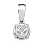 Luxuriant Diamond 9K White Gold IGI Certified Lab Grown Diamond Pendant 1.04 Ct.
