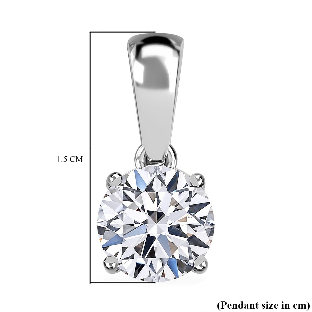 Luxuriant Diamond 9K White Gold IGI Certified Lab Grown Diamond Pendant 1.04 Ct. 8084000 5