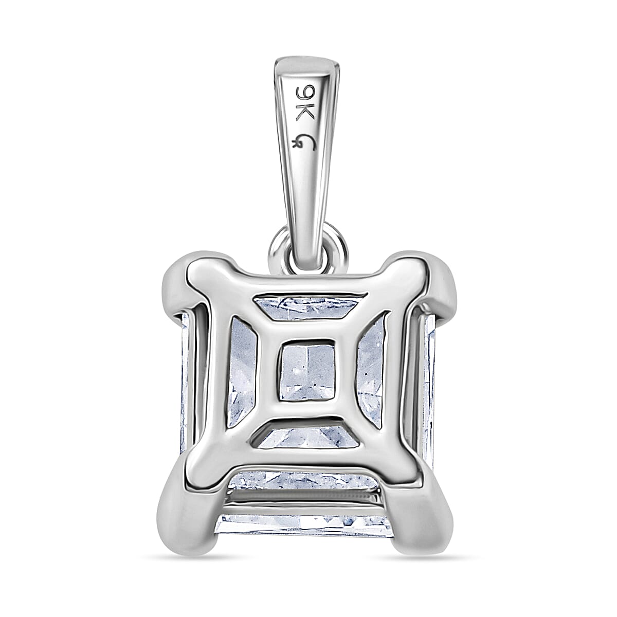 Rachel Galley 9K White Gold IGI Certified Lab Grown Diamond Solitaire Pendant 1.26 Ct. V32631278 5