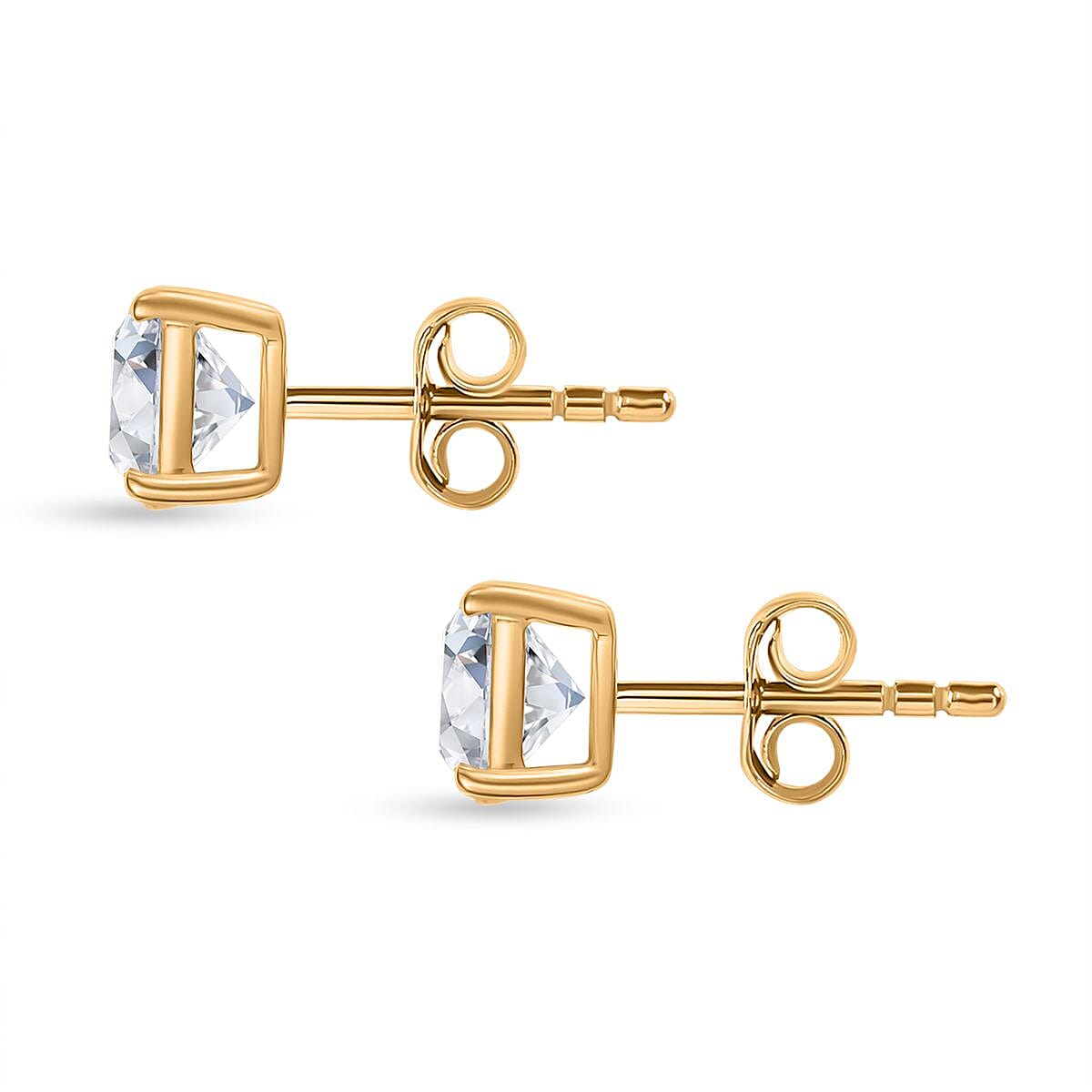 Black Friday Deal- Luxuriant Diamond 9K Yellow Gold SGL Certified (SI-GH) Lab Grown Diamond SI-GH Solitaire 8231684 4