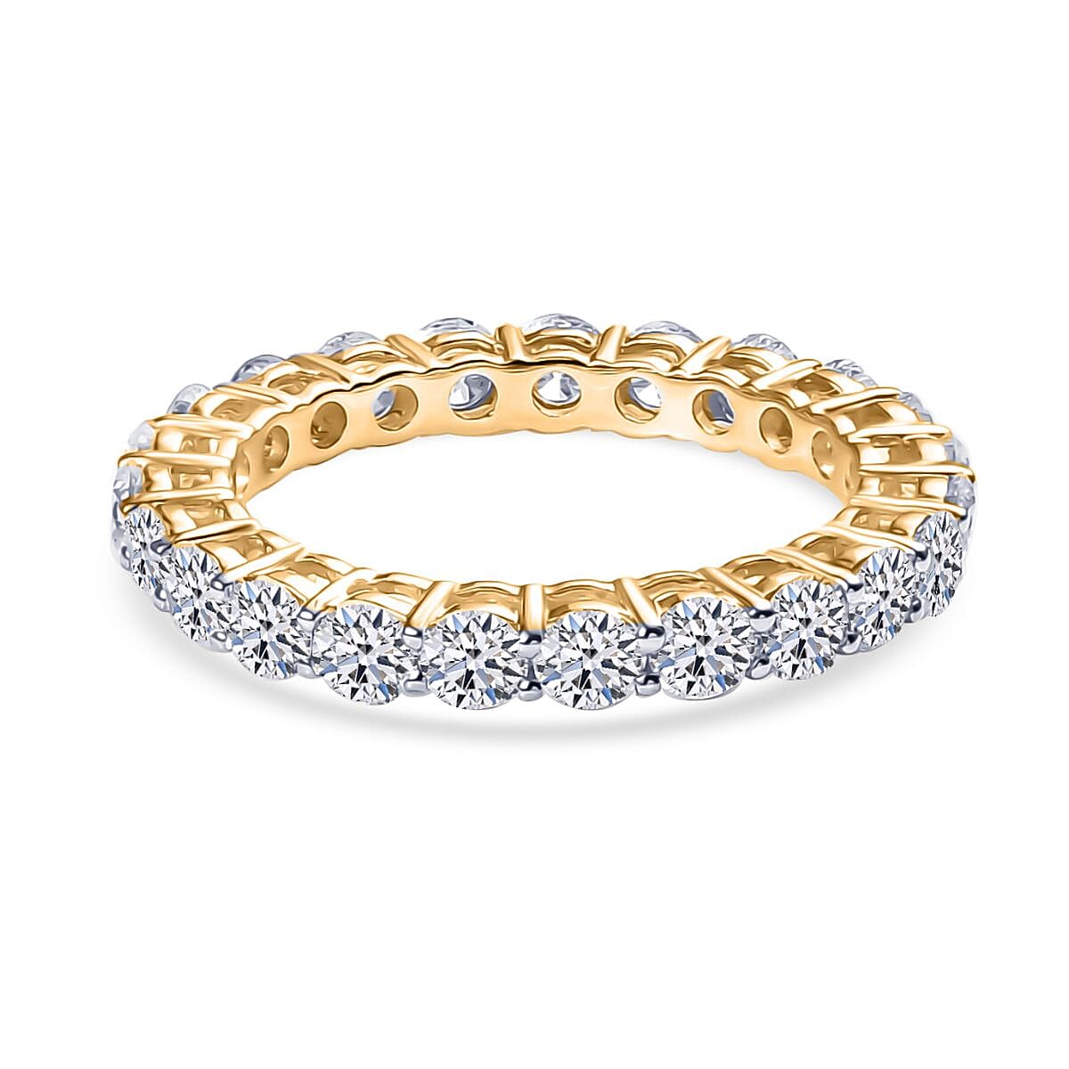 Luxuriant Diamond 9K Yellow Gold SGL Certified Lab Grown Diamond (SI-G-H) Band Ring 2.25 Ct. 8099470 0