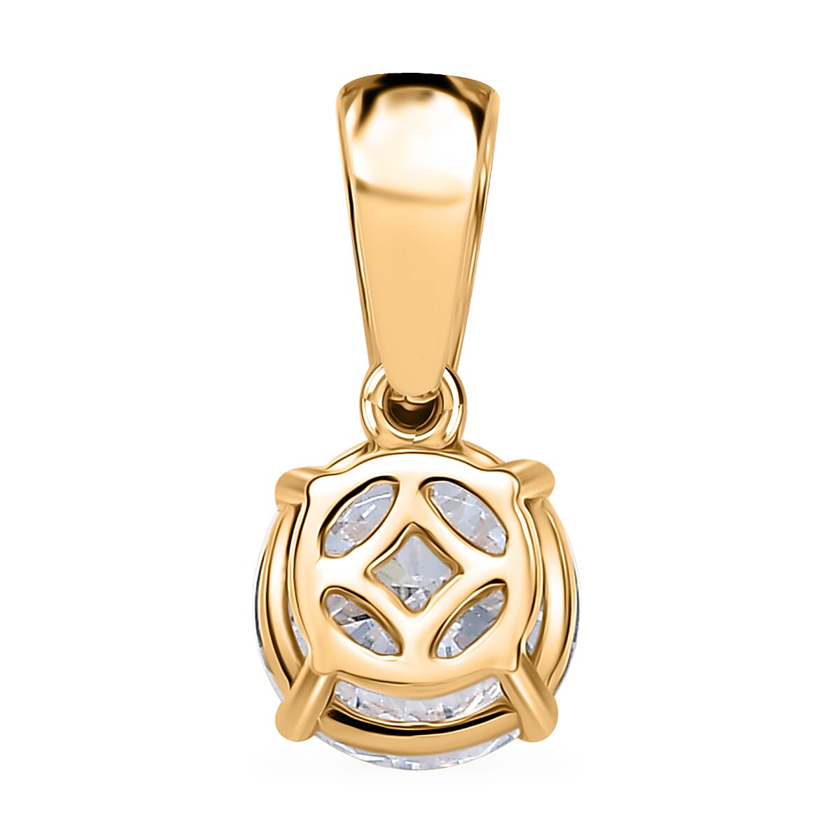 Luxuriant Diamond 9K Yellow Gold IGI Certified (VS-EF) Lab Grown Diamond Pendant 1.04 Ct. 8083963 4