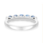 Luxuriant Diamond - Lab Grown Blue Diamond (VS-SI) Ring in Platinum Overlay Sterling Silver 1.00 Ct.