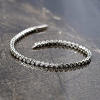 Luxuriant Diamond Lab Grown Diamond (SI-GH) Bracelet (Size - 7.5) with GB Lock Box in Rhodium Overlay Sterling Silver 1.59 Ct, Silver Wt.6.20 Gms.