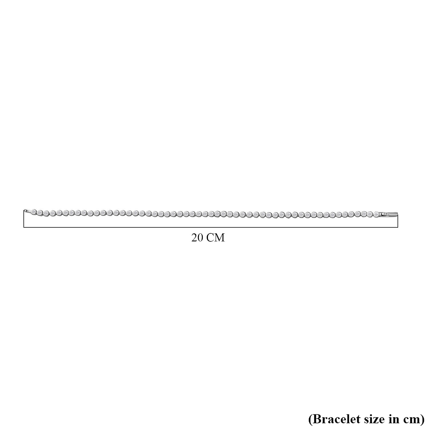 Luxuriant Diamond Lab Grown Diamond (SI-GH) Bracelet (Size - 7.5) with GB Lock Box in Rhodium Overlay Sterling Silver 1.59 Ct, Silver Wt.6.20 Gms. 8165019 5