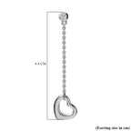 Luxuriant Diamond  Lab Grown Diamond  Fancy Earring in Rhodium Overlay Sterling Silver 0.15 ct  0.150  Ct.