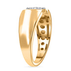 Luxuriant Diamond Lab Grown Diamond (SI-G-H) Ring in 18K Vermeil Yellow Gold Plated Sterling Silver 0.25 Ct