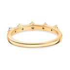 Luxuriant Diamond Lab Grown Diamond (SI-GH) Ring in 18K Vermeil Yellow Gold Plated Sterling Silver