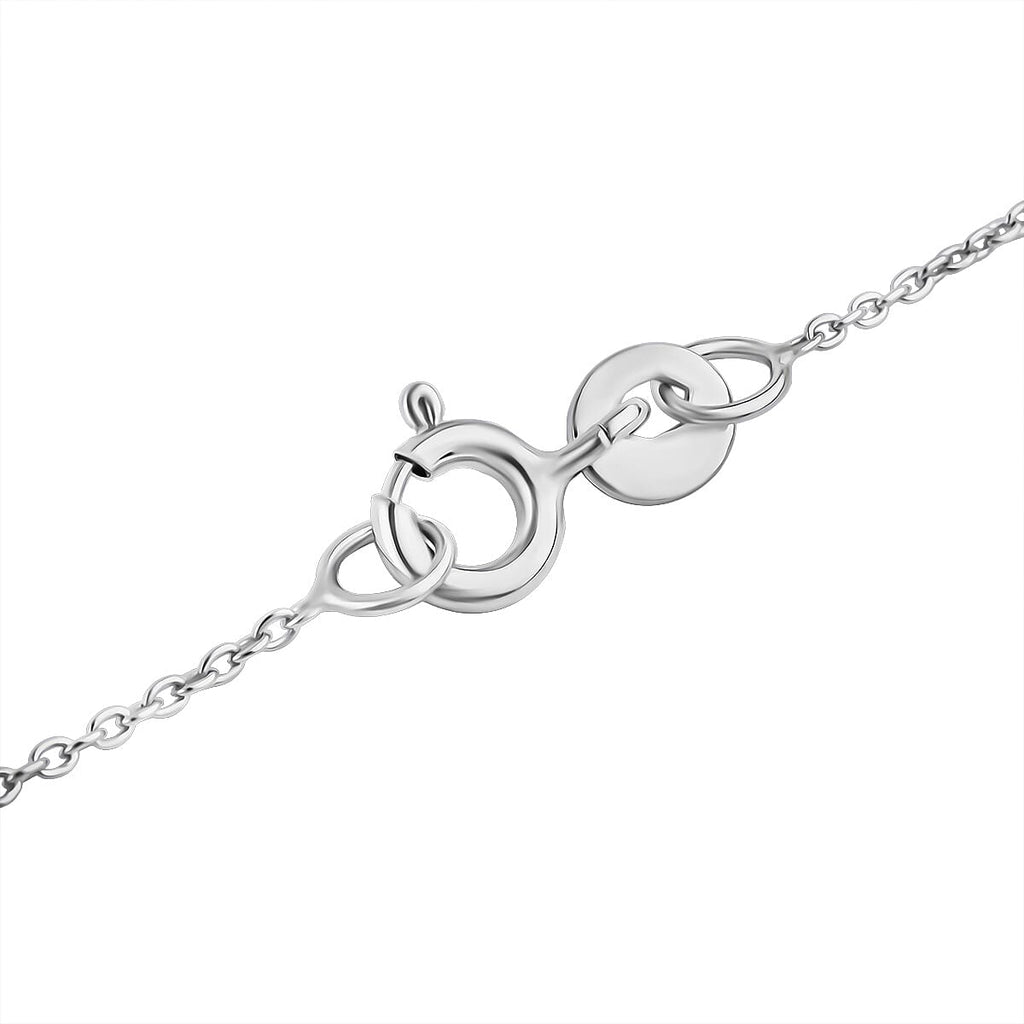 Luxuriant Lab Grown Diamond Pendant with Chain (Size 18-20) in Yellow & Rose Gold Plated Sterling Silver 0.75 ct