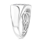 Luxuriant Diamond Lab Grown Diamond (SI-G-H) Ring in Rhodium Overlay Sterling Silver 1.00 Ct, Silver Wt. 4.60 Gms.