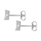 Luxuriant Diamond Lab Grown Diamond (SI-GH) Earring with Push Back in Vermeil Yellow Gold Plated Sterling Silver 0.30 Cts