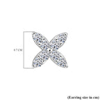 Luxuriant Diamond Lab Grown Diamond (SI-GH) Earring with Push Back in Vermeil Yellow Gold Plated Sterling Silver 0.30 Cts