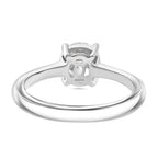 Luxuriant Diamond - 9K White Gold SGL Certified Lab Grown Diamond (SI-G-H) Solitaire Ring 1.00 Ct.
