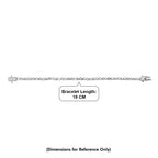 Luxuriant - Lab Grown Diamond Tennis Bracelet (Size - 7.5) with GB Lock Box in Rhodium Overlay Sterling Silver 2.00 Ct, Silver Wt. 10.74 Gms