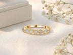 Luxuriant SI-GH Lab Grown Diamond Eternity Ring in 18K Vermeil Yellow Gold Plated Sterling Silver 0.50 cts