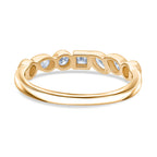 Luxuriant SI-GH Lab Grown Diamond Eternity Ring in 18K Vermeil Yellow Gold Plated Sterling Silver 0.50 cts