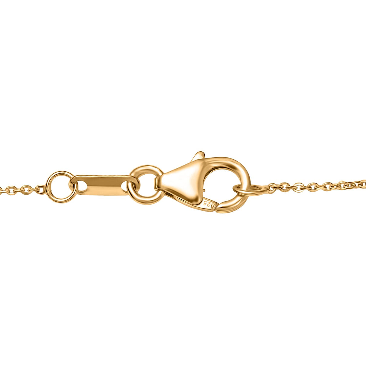LUXURIANT 1 Ct. Lab Grown Diamond Necklace (Size - 20) in 18K Vermeil Yellow Gold Plated Sterling Silver (SI-G-H) 8381328 5