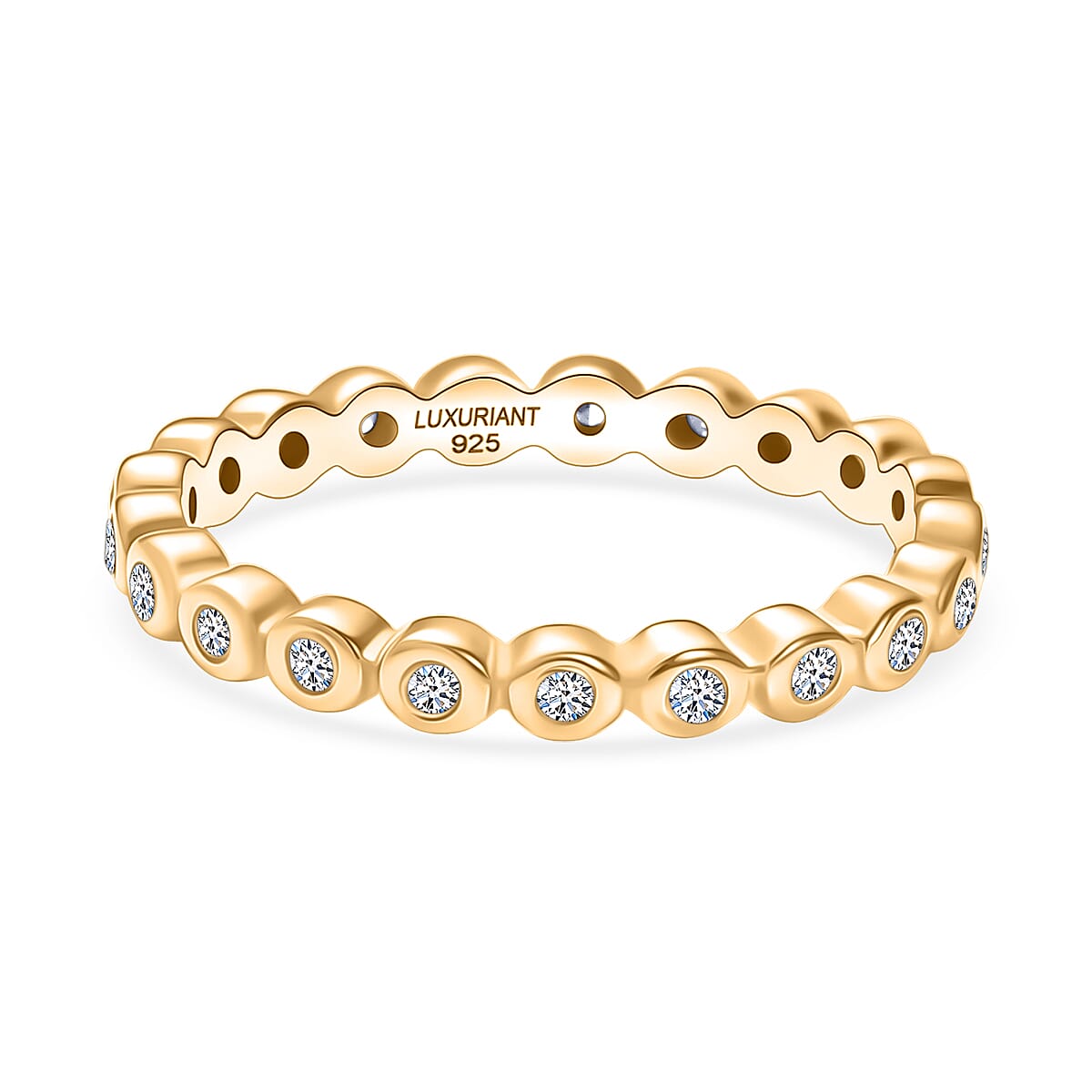 LUXURIANT Lab Grown Diamond Full Eternity Band Ring (SI/GH) 8320012 0