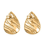 Luxuriant Lab Grown Diamond Main Stone With Side Stone Earring in 18K YG VermeilSterling Silver  0.988  Ct.