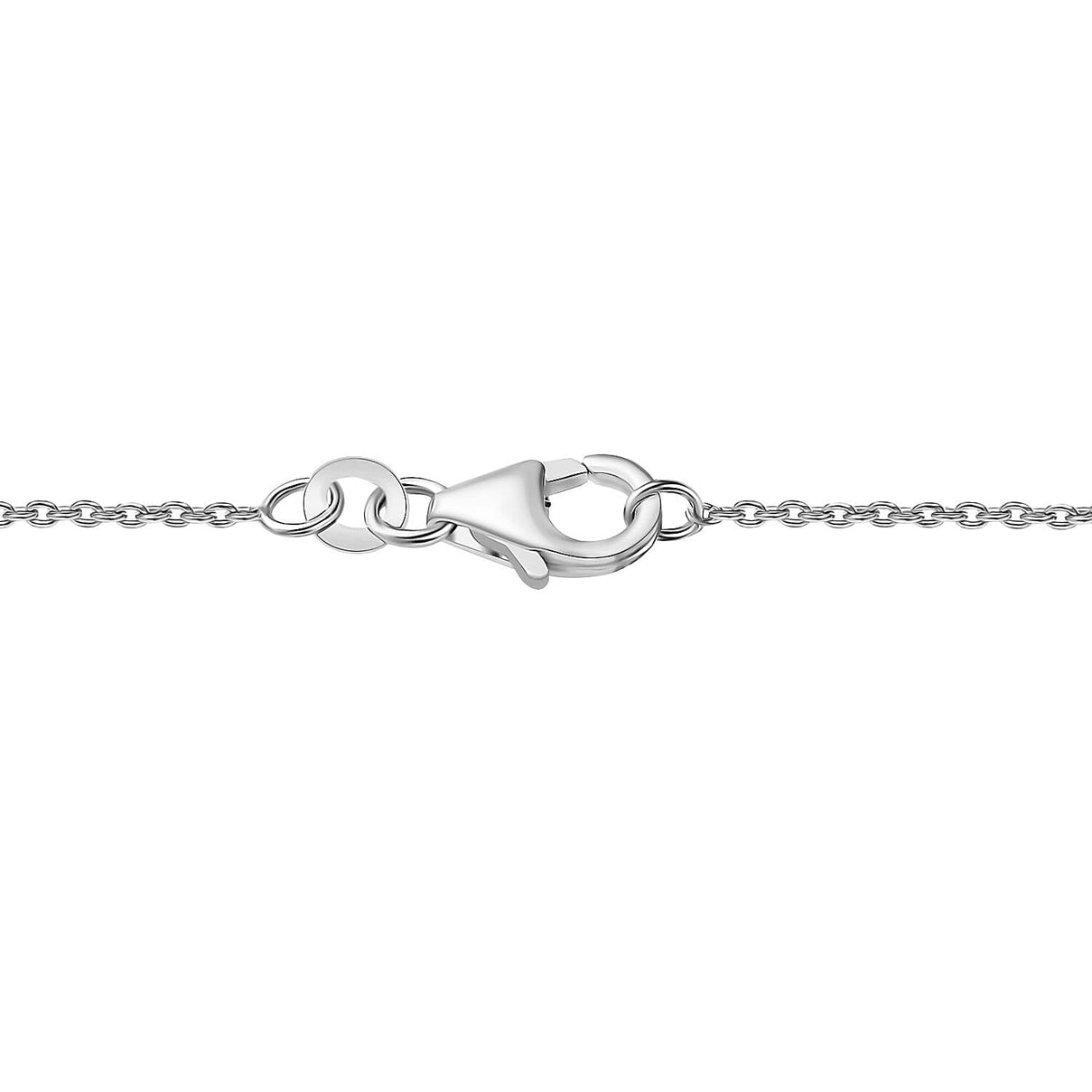 Luxuriant Lab Grown Heart Dancing Diamond (SI) Pendant in Rhodium Overlay Sterling Silver 8224779 5