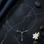 Luxuriant -  Lab Grown Diamond (VS E-F)  Necklace (Size - 20-2 Ext) in Rhodium Overlay Sterling Silver 1.00 Ct.