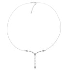Luxuriant -  Lab Grown Diamond (VS E-F)  Necklace (Size - 20-2 Ext) in Rhodium Overlay Sterling Silver 1.00 Ct.