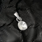 Luxuriant - Lab Grown Diamond Pendant in Rhodium Overlay Sterling Silver