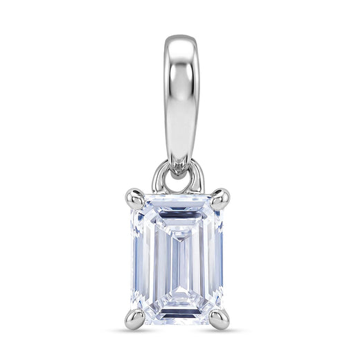 Luxuriant - Lab Grown Diamond (SI-G-H) Pear Cut Solitaire Pendant in 18K Vermeil Yellow Gold Plated Sterling Silver 0.50 Ct.