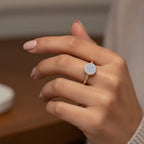 Luxuriant Lab Grown Diamond (VS-EF) Ring in 18K Vermeil Yellow Gold Plated Sterling Silver 0.25 Ct.