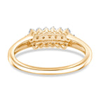Luxuriant Lab Grown Diamond (SI-GH) Ring in 18K Vermeil Yellow Gold Plated Sterling Silver 0.50 Ct.