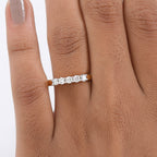 Luxuriant Lab Grown Diamond Ring in 18K YG VermeilSterling Silver  0.525  Ct.