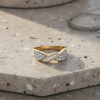 Luxuriant SGL Certified Lab Grown Diamond (SI-GH) Ring in 18K Vermeil Yellow Gold Plated Sterling Silver 1.00 Ct.