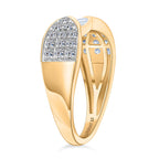 Luxuriant SGL Certified Lab Grown Diamond (SI-GH) Ring in 18K Vermeil Yellow Gold Plated Sterling Silver 1.00 Ct.