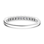 Luxuriant Lab Grown Diamond (SI-GH) Ring in Rhodium Overlay Sterling Silver 0.28 Ct.