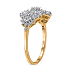 Luxuriant - Lab Grown Diamond Ring in Vermeil Yellow Gold Plated Sterling Silver 1.04 Ct.