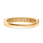 Luxuriant Lab Grown Diamond (SI-GH) Ring in 18K Vermeil Yellow Gold Plated Sterling Silver 0.50 Ct.