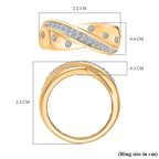 Luxuriant - Lab Grown Diamond (SI-GH) Ring in Vermeil Yellow Gold Plated Sterling Silver