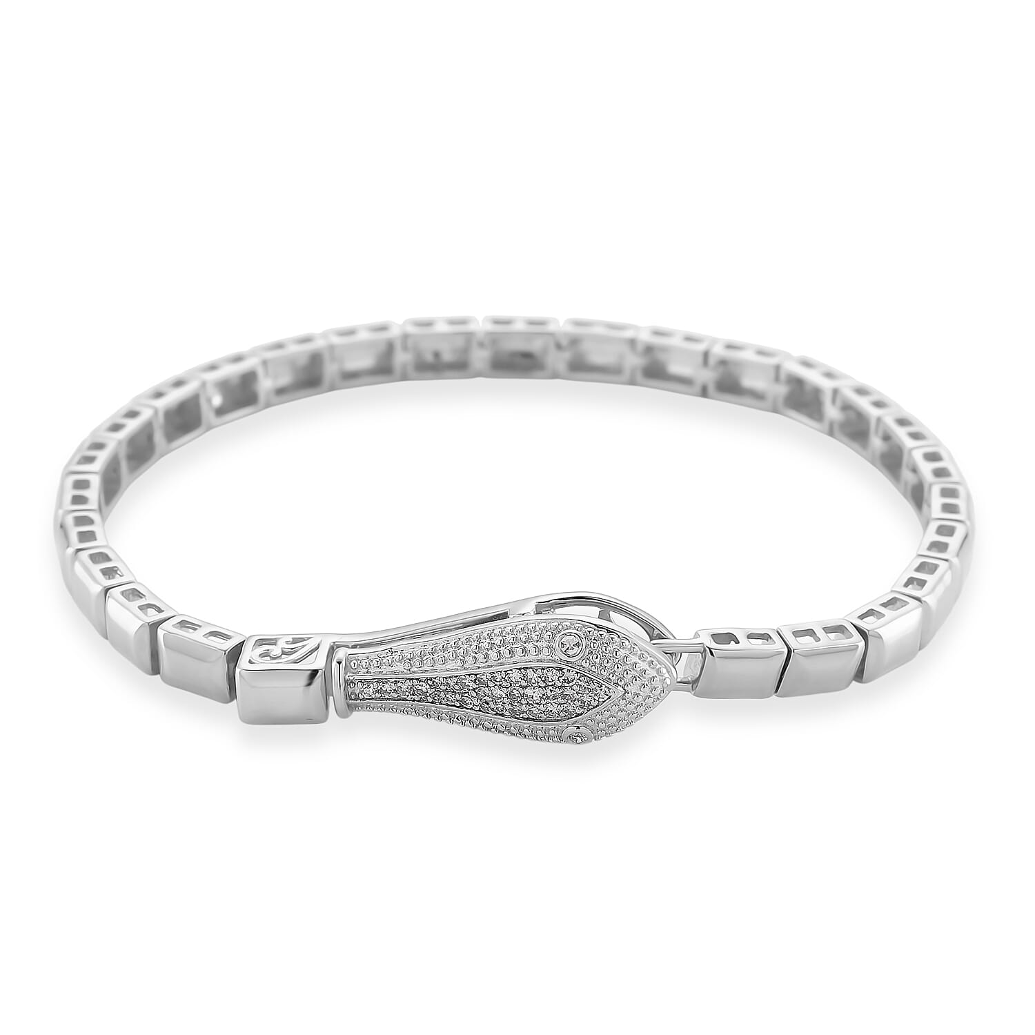 LUXURIANT Lab Grown Diamond Snake Bracelet
