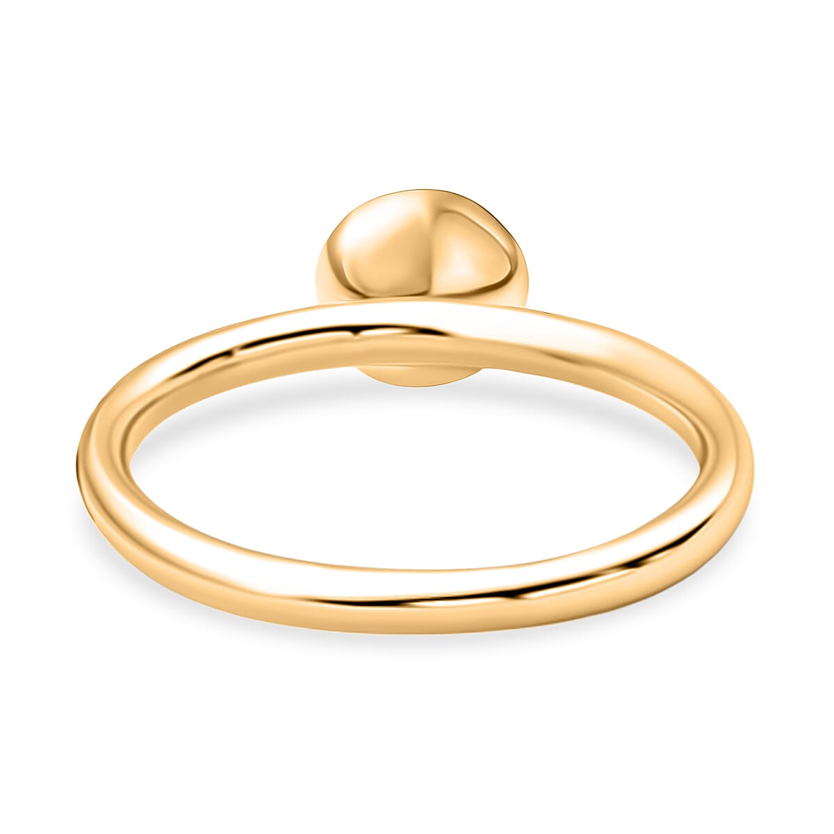 Luxuriant Illusion Plated Lab Grown Diamond Ring in 18K Yellow Gold Vermeil Over Sterling Silver 8374534 5