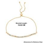 Luxuriant - Lab Grown Multi Diamond (SI) Adjustable Tennis Bracelet (Size 6.5-10) in 18K Vermeil Yellow Gold Plated Sterling Silver 1.00 Ct.
