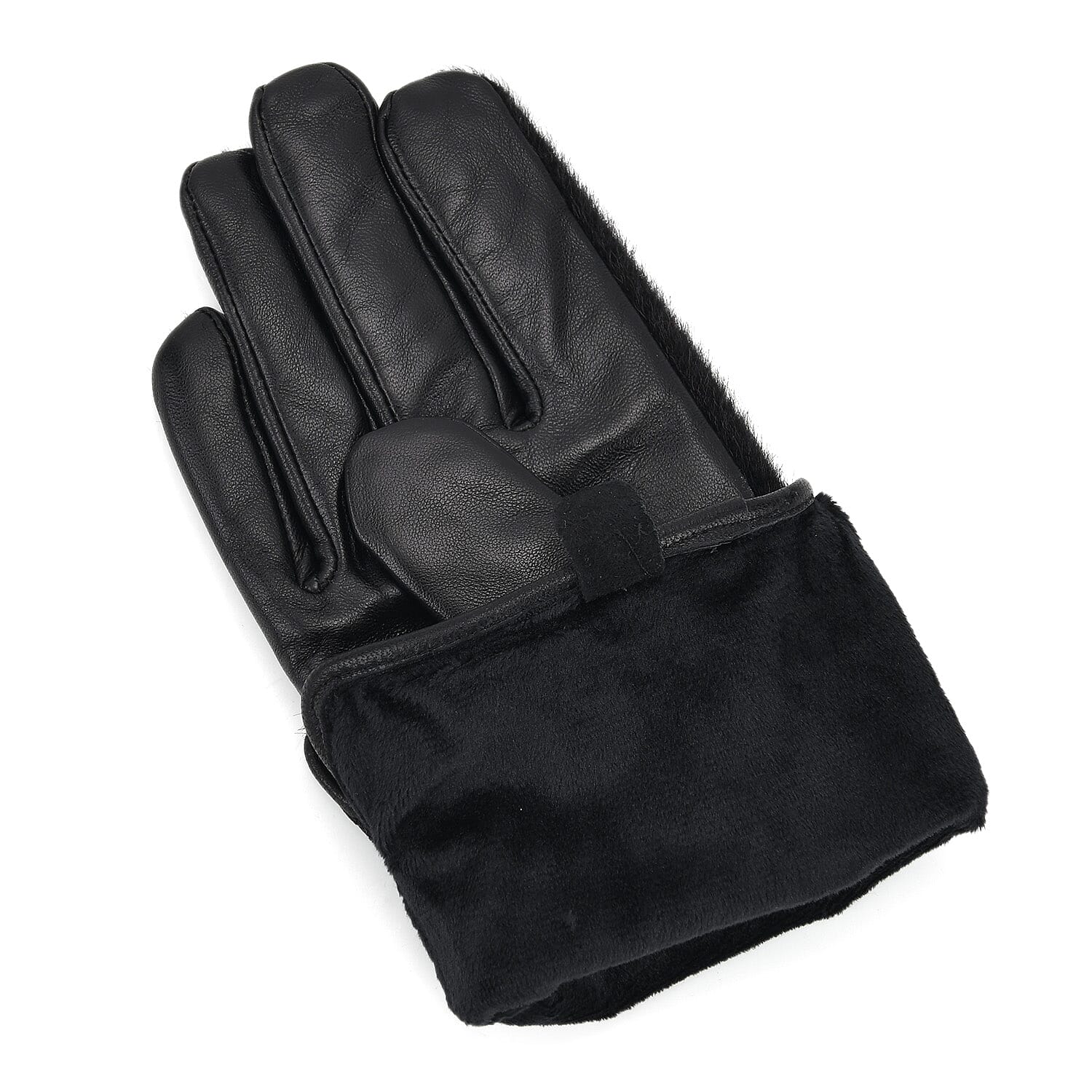 Luxurious Ladies' Black Sheepskin Gloves 8207255 8