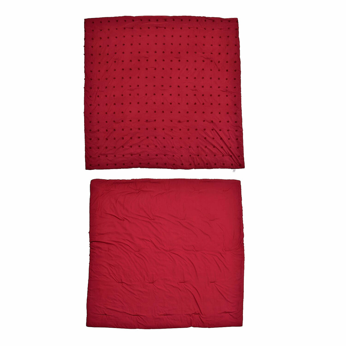 Luxury Deluxe 6 Piece Set- Comforter, Fitted Sheet, 2 Pillow Cases, Cushion Cover and Bolster Cushion Cover - Red Double 8854329 7