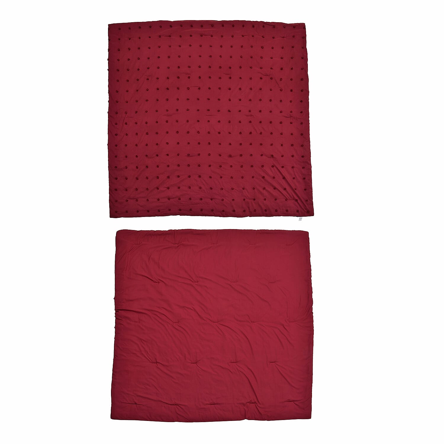 Luxury Deluxe 6 Piece Set- Comforter, Fitted Sheet, 2 Pillow Cases, Cushion Cover and Bolster Cushion Cover - Red Double 8854329 7