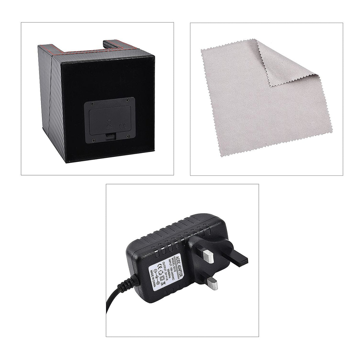 Luxury Edition Automatic Watch Winder Box (Size 12x16x13 cm) - Black 7011233 6