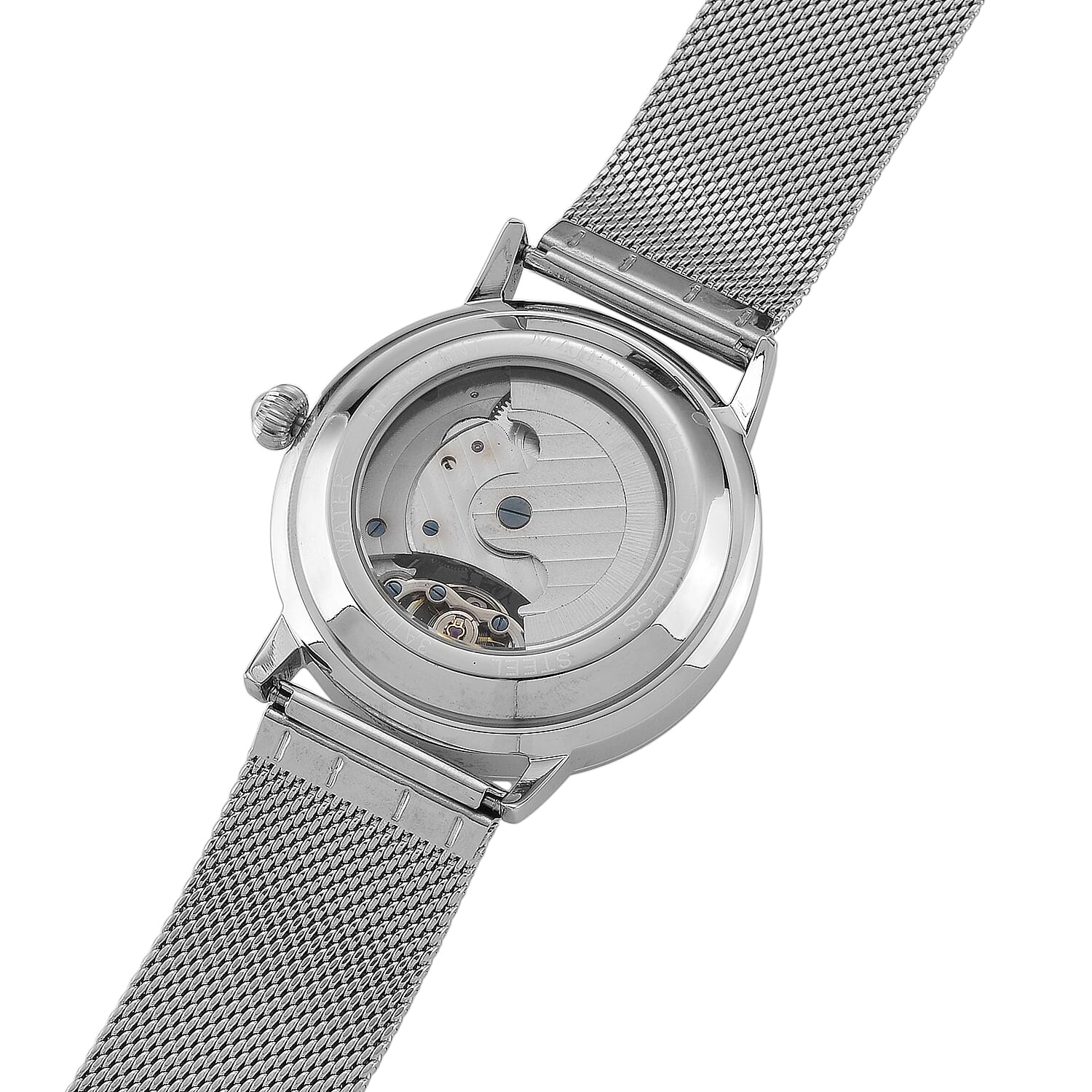 MAJESTY Multifunction LiaoCheng Automatic 3ATM WR White Dial - Silver Case Mens Watch with Silver Stainless Steel Mesh Strap 8504985 7
