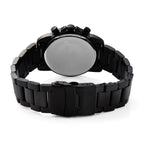 MAJESTY Multifunction VD53 Japan Quartz 3ATM WR Black Sunshine Dial - Black Case Mens Watch with Black Stainless Steel Strap