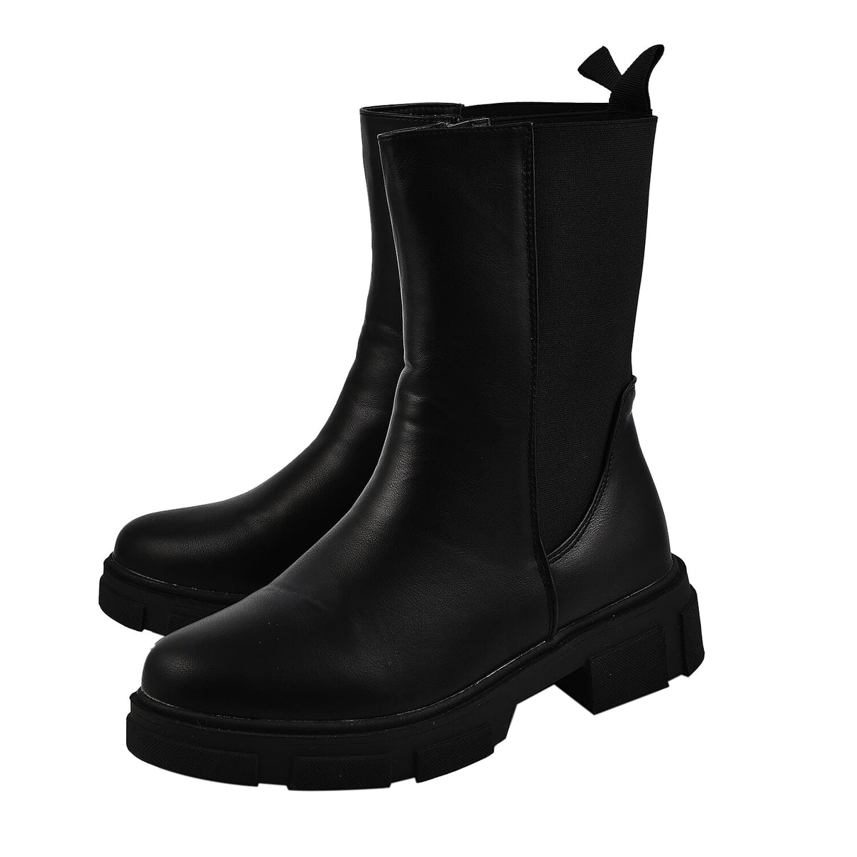 MANCHESTER CLOSEOUT Elasticated High Ankle Boots - Black 7309533 0