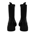 Elasticated High Ankle Boots (Size 4) - Black